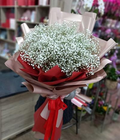 Букет цветов из: Гипсофила в Кукуштан