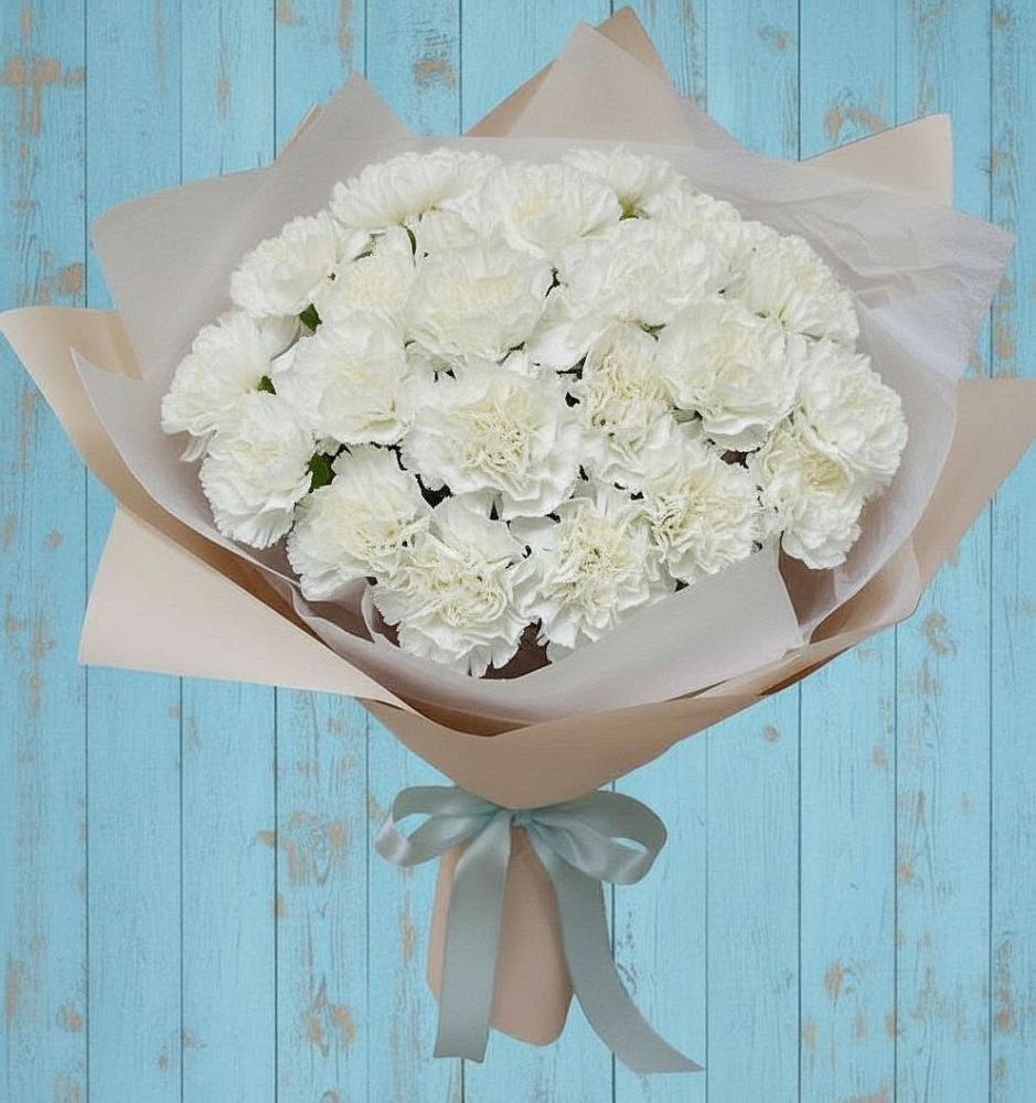 Букет цветов из: Гвоздики в Кукуштан