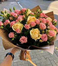Букет цветов из:  Розы #REPLACE_PRED# Кукуштан
