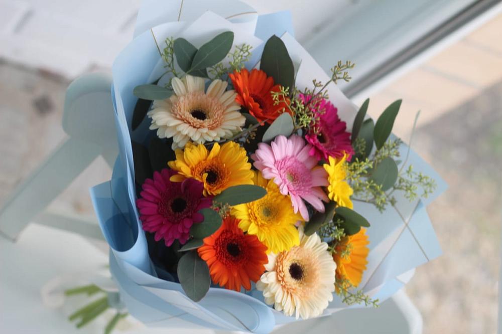 Букет цветов из: Герберы в Кукуштан