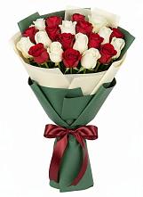 Букет Микс из красных и белых роз #REPLACE_PRED# Кукуштан