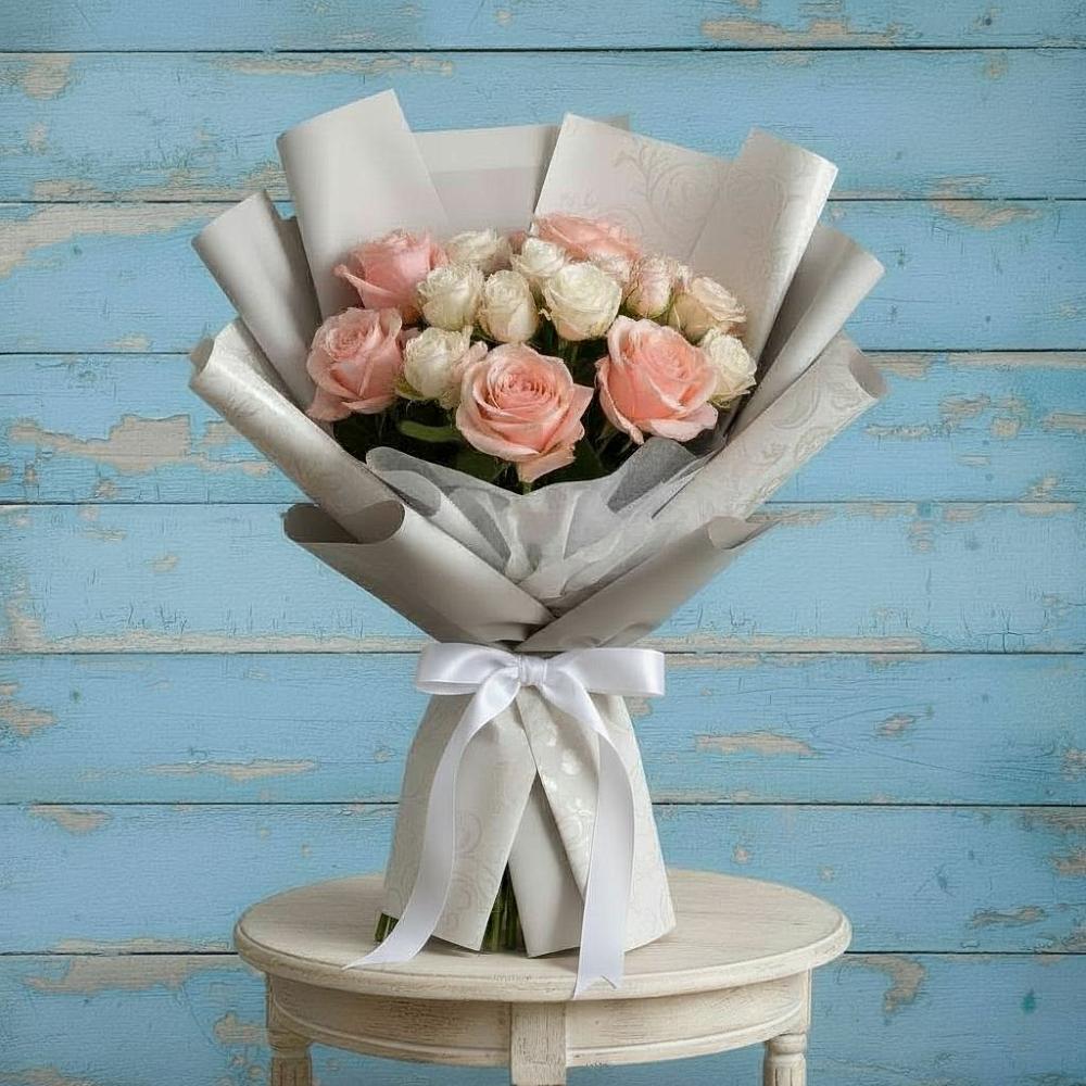 Букет цветов из: Розы в Кукуштан