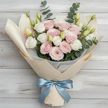 Букет цветов из:  Лизиантусы #REPLACE_PRED# Кукуштан