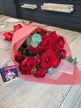 Букет цветов из:  Розы #REPLACE_PRED# Кукуштан