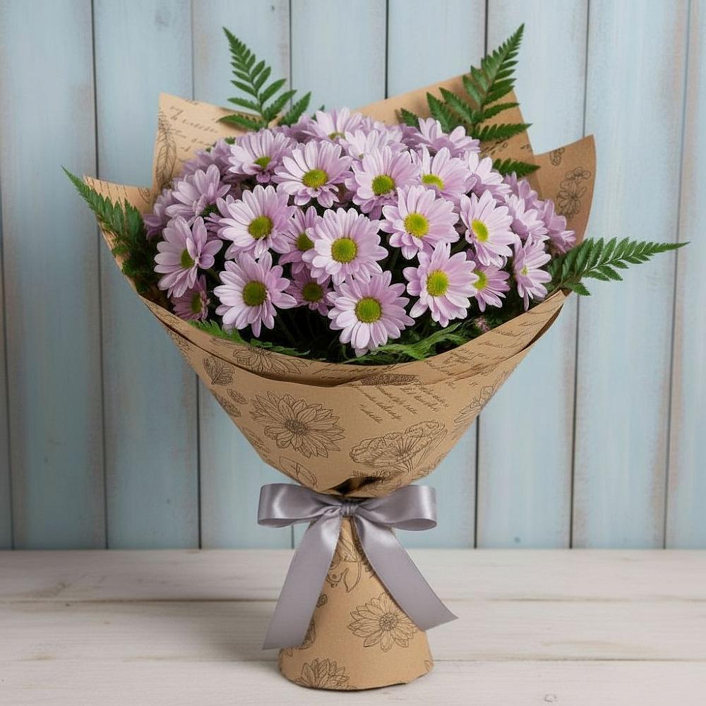 Букет цветов из: Хризантемы в Кукуштан