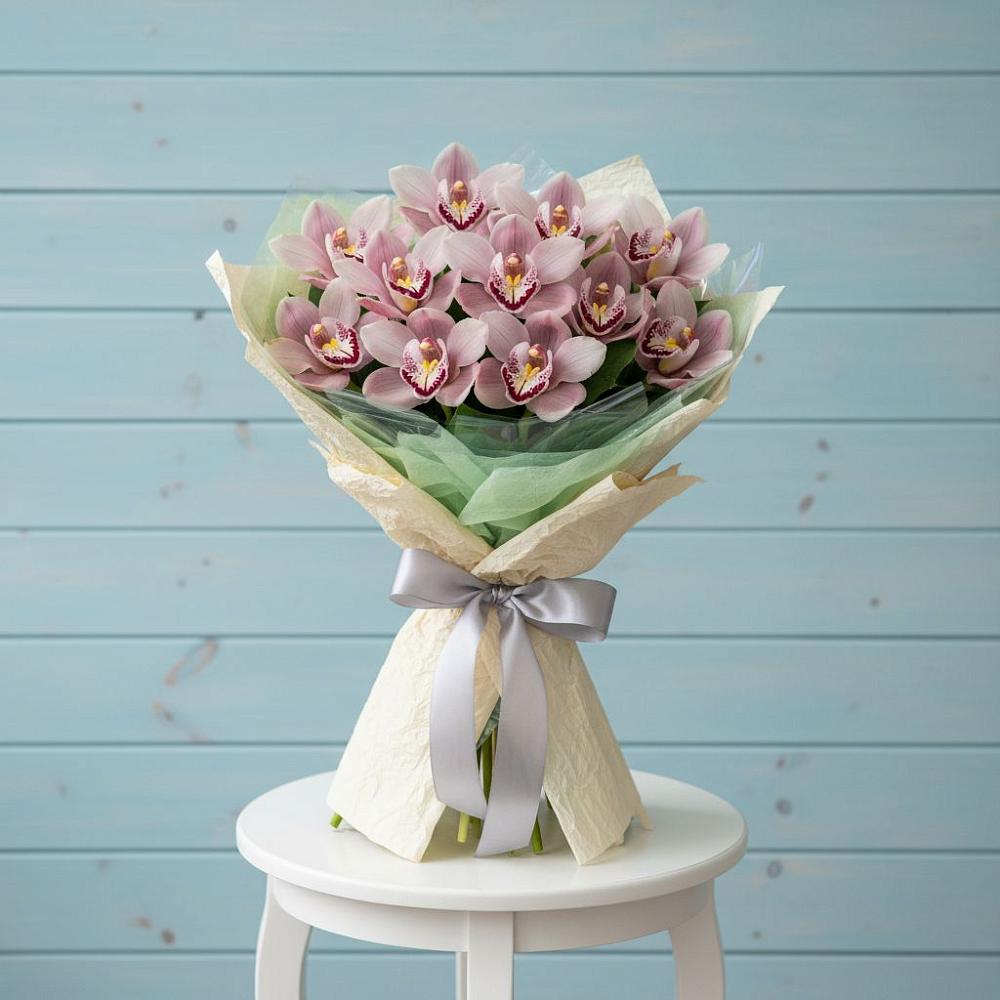 Букет цветов из: Орхидеи и Розы в Кукуштан