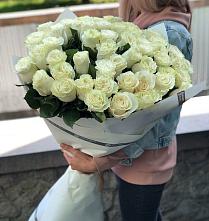 Букет 35 Белых роз #REPLACE_PRED# Кукуштан