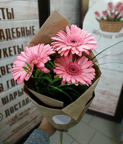 Букет цветов из: Герберы в Кукуштан