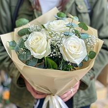 Букет Нежные грёзы в Кукуштан Букет цветов из: Розы в Кукуштан