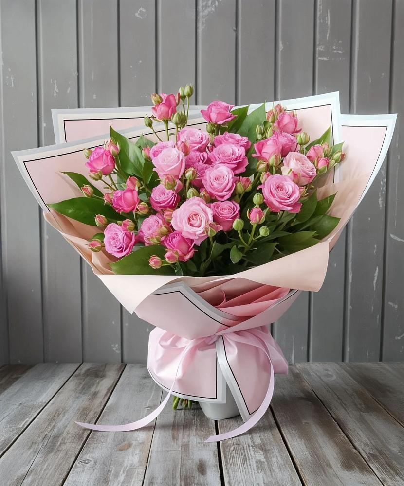 Букет Розовый кустик в Кукуштан
