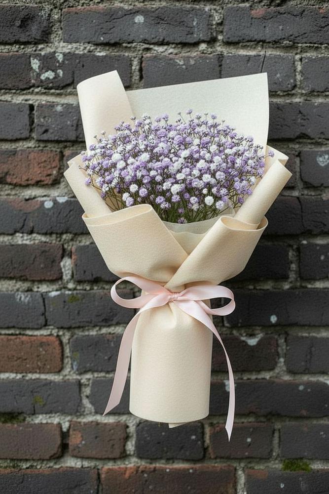 Букет цветов из: Гипсофила в Кукуштан