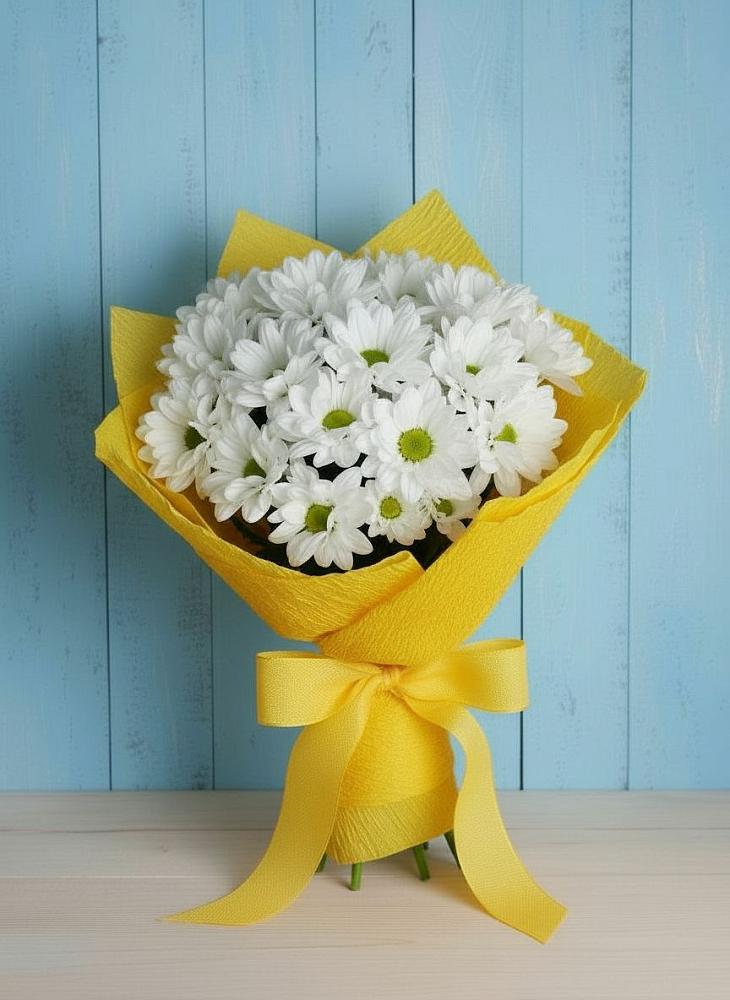Букет цветов из: Хризантемы в Кукуштан