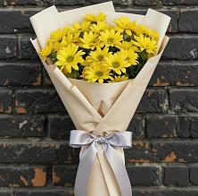 Букет цветов из:  Хризантемы в Кукуштан