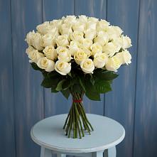 Букет 51 Белая роза Эдлесс Лав #REPLACE_PRED# Кукуштан