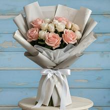 Букет цветов из:  Розы #REPLACE_PRED# Кукуштан