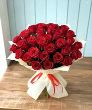 Букет 29 Красных роз в Кукуштан