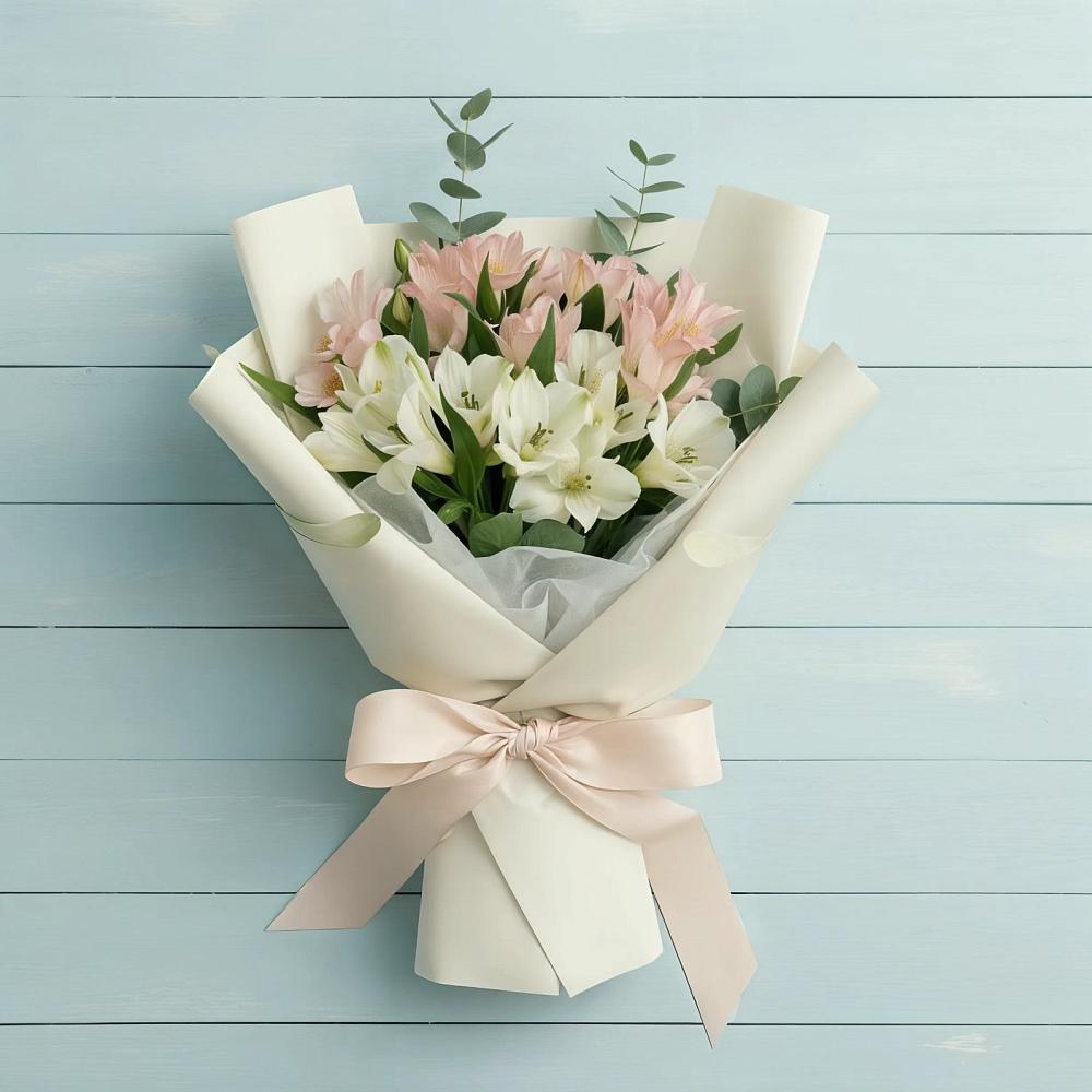 Букет цветов из: Альстромерии в Кукуштан