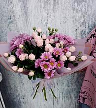 Букет цветов из:  Розы и Хризантемы #REPLACE_PRED# Кукуштан