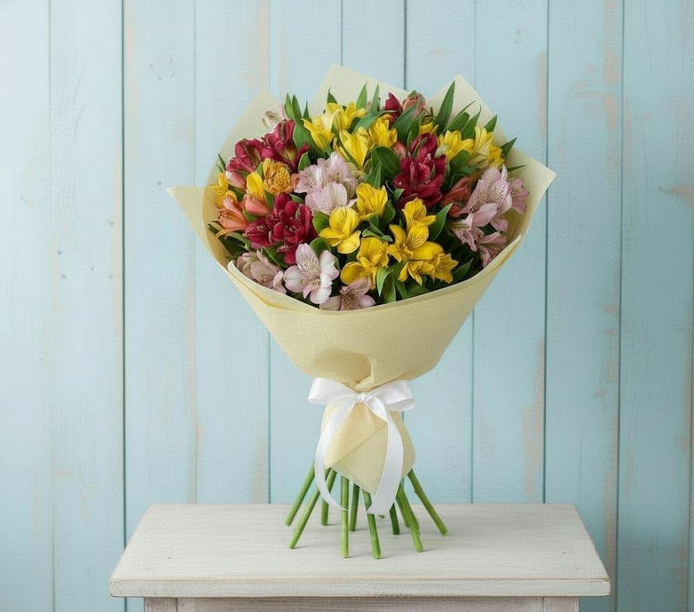 Букет цветов из: Альстромерии в Кукуштан