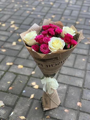 Букет цветов из: Розы в Кукуштан