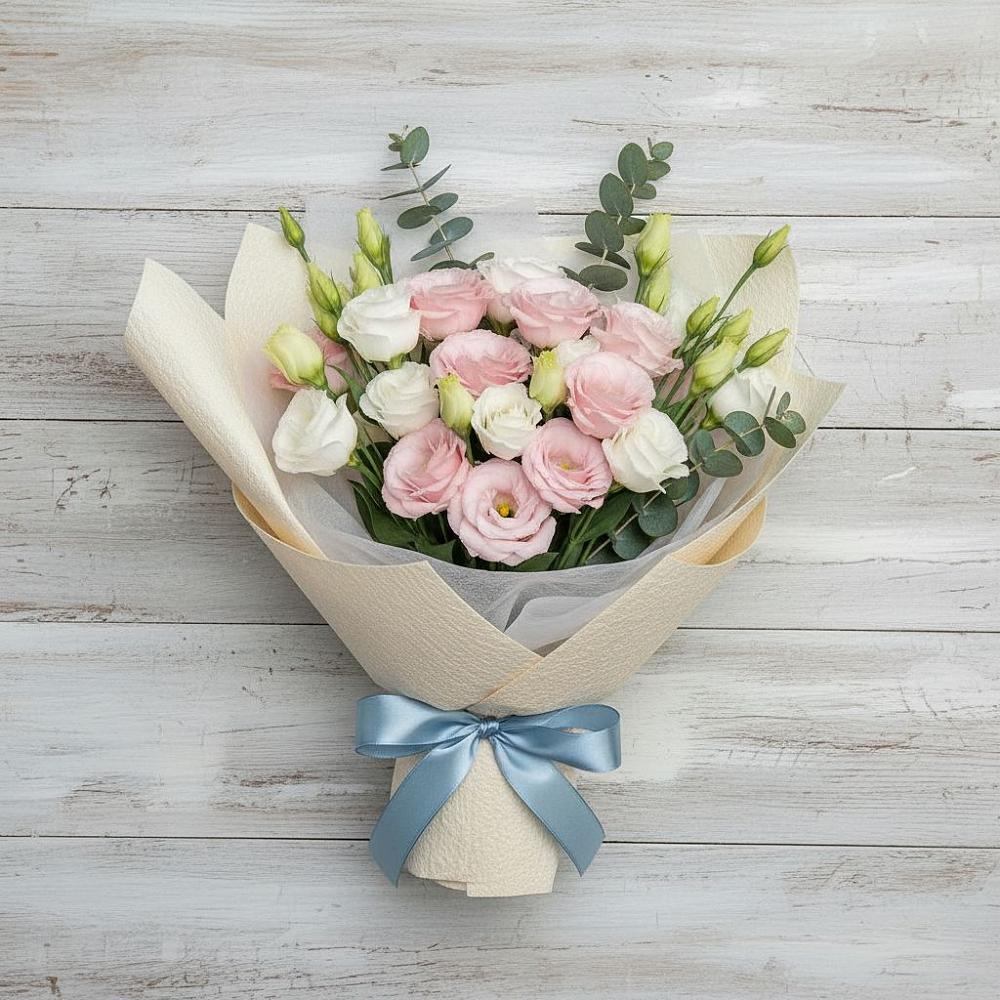 Букет цветов из: Лизиантусы в Кукуштан